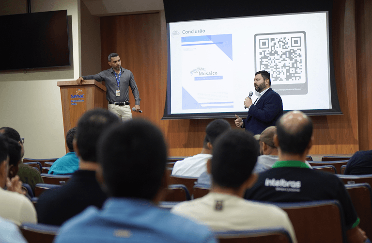 Apresentação realizada durante a reunião extraordinária da APRIAM no Senac Amazonas